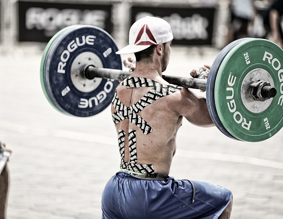 Кинезиотейп Rocktape Classic, 5см х 5м, желтый - Фото 4 большая