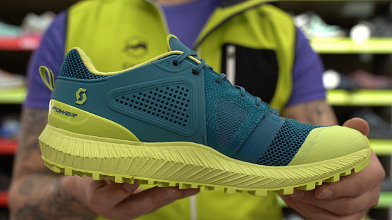 Кроссовки женские Scott Kinabalu Power Blue/Green - Фото 2 большая