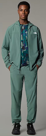 Куртка мужская The North Face Mountain Athletics Hooded Wind Duck Green - Фото 6 большая