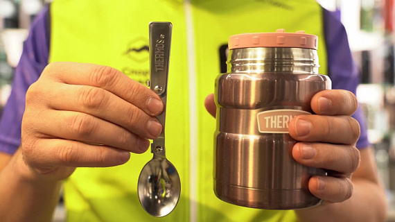 Термос Thermos Stainless King™ Food Jar 470 Pink - Фото 2 большая