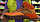 Кроссовки мужские Hoka Speedgoat Mid 2 GTX Mandarin Red/Gold Fusion - Фото 2 малая