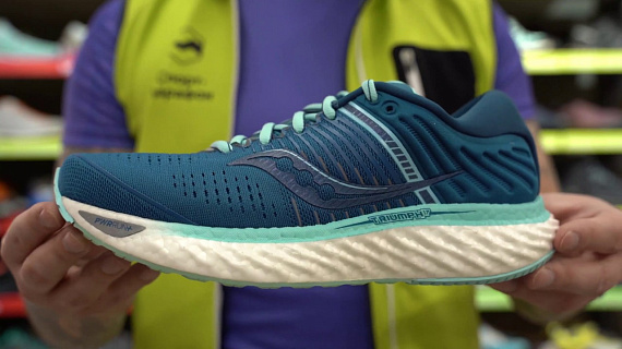 Кроссовки женские Saucony Triumph 17 Blue/Aqua - Фото 2 большая
