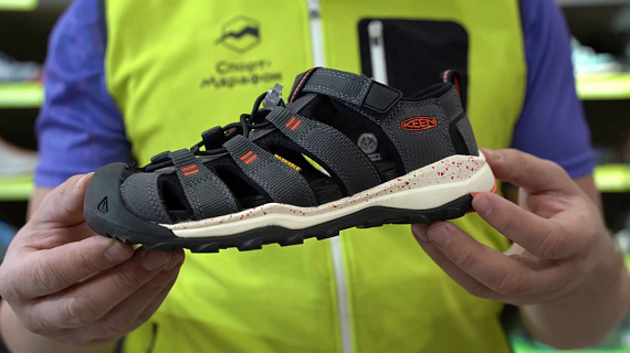 Сандалии детские Keen Newport Neo H2 Magnet/Spicy Orange - Фото 2 большая