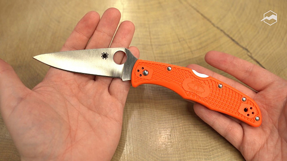 Нож Spyderco Endura 4 Orange - Фото 2 большая