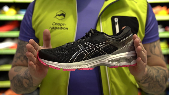 Кроссовки женские ASICS GEL-Kayano 26 Lite-Show Black/Black - Фото 2 большая