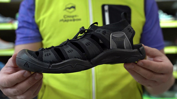 Сандалии мужские Keen Evofit 1 Triple Black - Фото 2 большая
