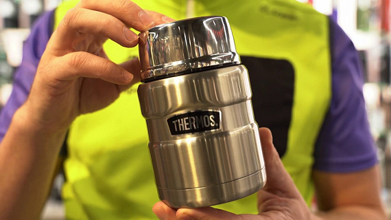 Термос Thermos Stainless King™ Food Jar 470 Steel - Фото 2 большая